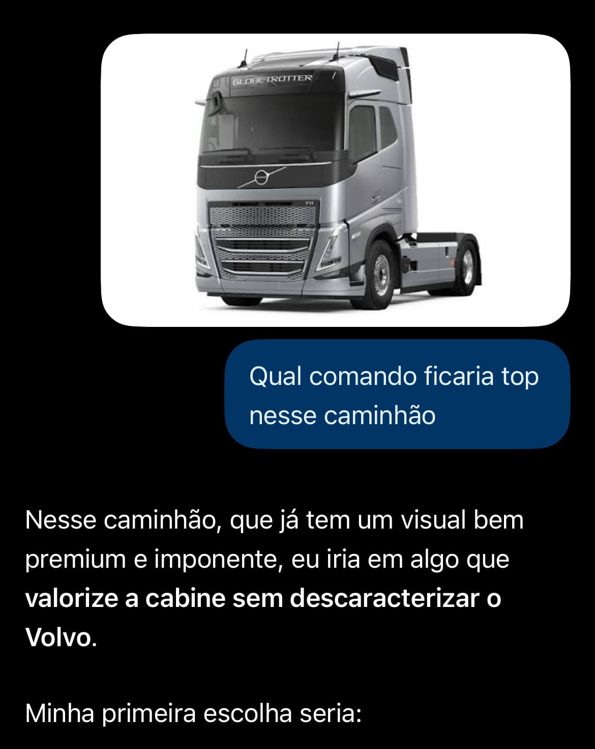 IA sugerindo comandos a partir da foto de uma máquina